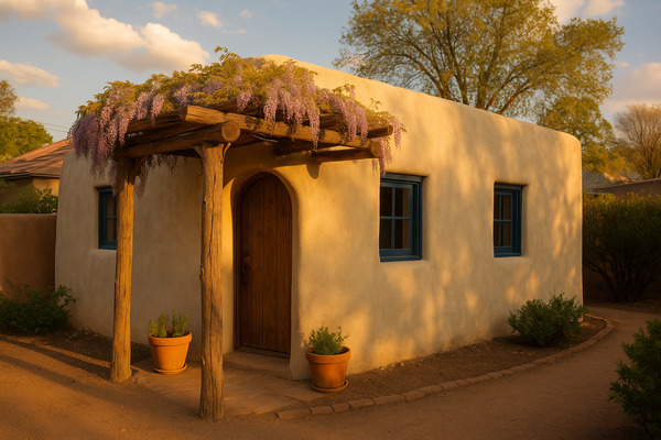 1BR rental in Santa Fe — Canyon Road — 1BR detached casita