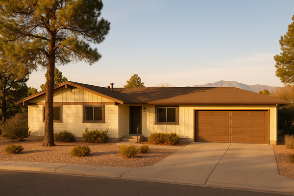 3BR rental in Los Alamos — Los Alamos Trinity — 3BR family ranch