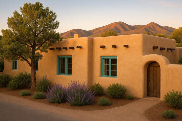 2BR rental in Santa Fe — Eastside Acequia Madre — 2BR adobe